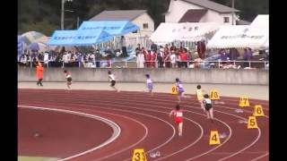 2009年　秋田県中学新人　共通女子4×100ｍR決勝