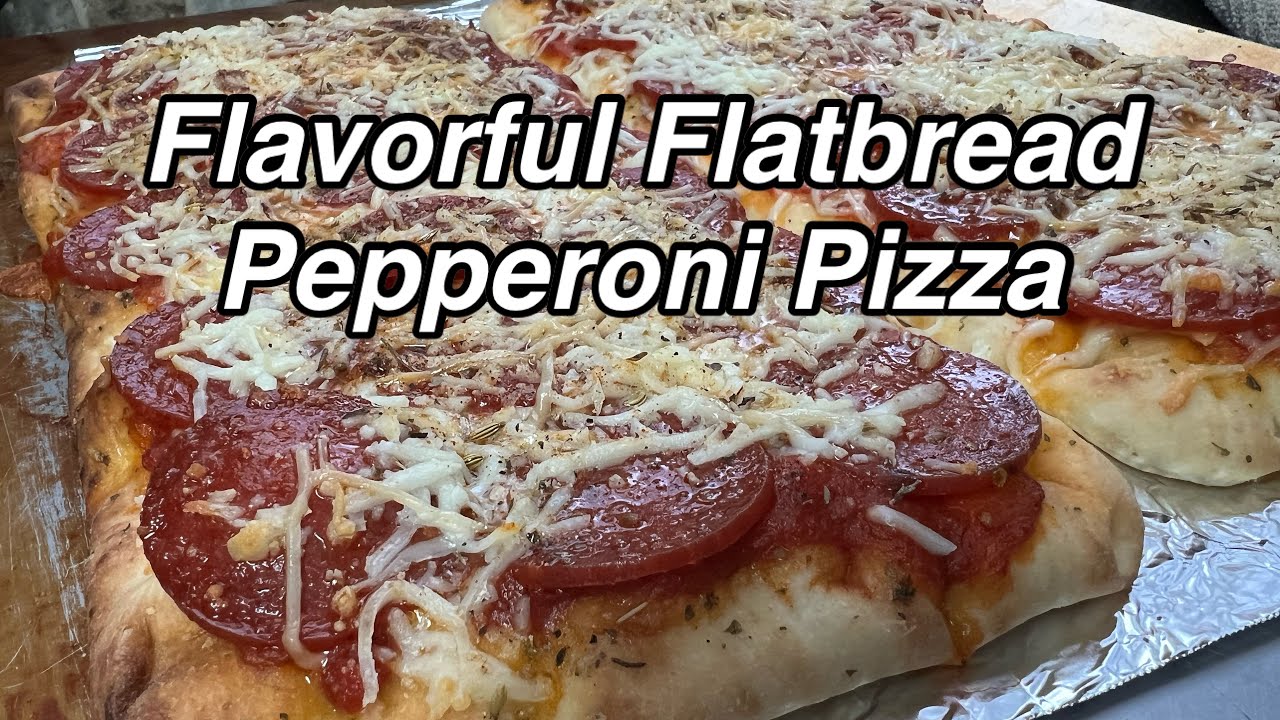 Easy And Flavorful Flat Bread Pepperoni Pizza - Twisted Mikes - YouTube