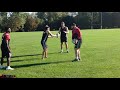 A rugby drill to help with your passing and catching