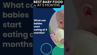 BEST BABY FOOD AT 5 MONTHS #SHORTS |  5 or 6 Month Baby Food Chart #shorts  | First Foods for Baby |