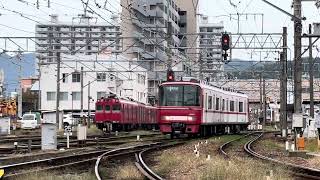 名鉄犬山線　3100系　3114F　普通東岡崎行き　犬山駅発車