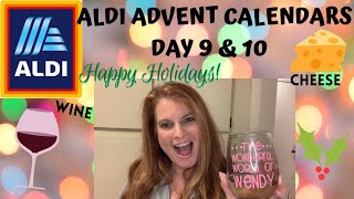 ALDI DAY 9 & 10 ADVENT CALENDARS - Wine Cheese Coffee - Vlogmas 2021
