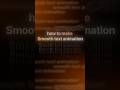Create Smooth Text Animations Without Plugins