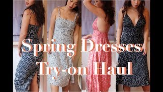 Spring Dresses Try-on Haul | 春天超舒服洋裝分享 | Petal \u0026 Pup (抽獎Giveaway)