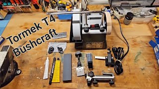 Tormek T4 Bushcraft Unboxing | First Sharpening