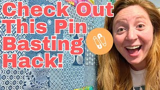 Did I Just Figure Out A NEW Way to Pin Baste?! Custom Quilt Update!