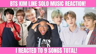 BTS KIM LINE SOLO MUSIC REACTION!! Singularity, Awake, Persona, Stigma, Abyss and more REACTION!!