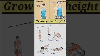 Grow height #height #heightincrease #heightincreaseexercise #shorts