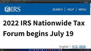 2022 IRS Nationwide Tax Forum begins July 19 143