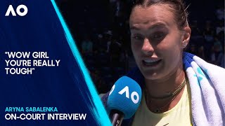 Aryna Sabalenka On-Court Interview | Australian Open 2025 Third Round