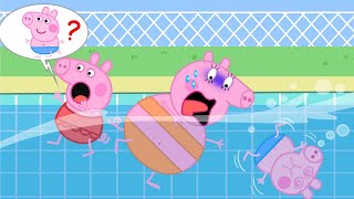 No No, Be Careful When Swimming! | Peppa Pig Funny Animation