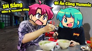 Hiha và Yummie 1H Sáng Đi Tìm Đồ Ăn ( Hiha và Yummie Vlog ) 🤩🥰