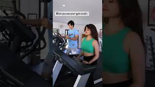 Gym 🏋🚴💪 crush 😍😍 Anahita Bhooshan new instagram reel #short #gym