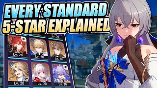 Beginner's Guide To ALL STANDARD 5 STAR CHARACTERS in Honkai: Star Rail