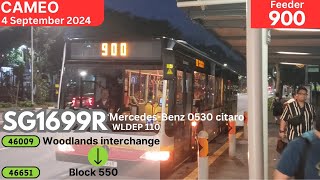 [SMRT] Mercedes-Benz pixelated 0530 Citato (SG1699R) cameo'd on 900 - WITH to Block 550