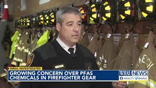 Growing concern over PFAS chemicals in firefighter gear