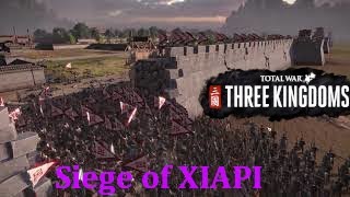 Total war: Three kingdoms: Historical battle: no commentary: Siege of XIAPI- legendary