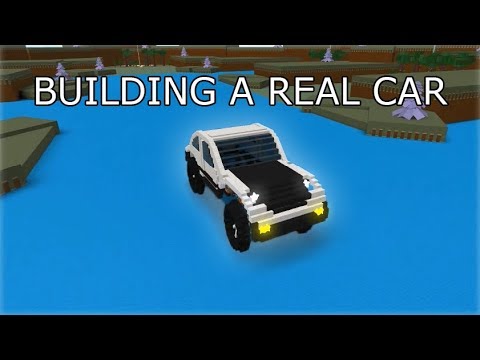 Building A Big Working Car Roblox Build A Boat For - 