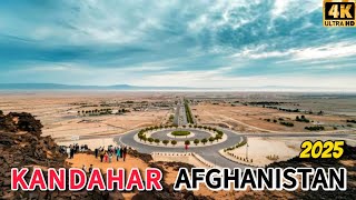 Kandahar Mountain Walk Tour 4K || Very Could Weather 2025 Afghanistan