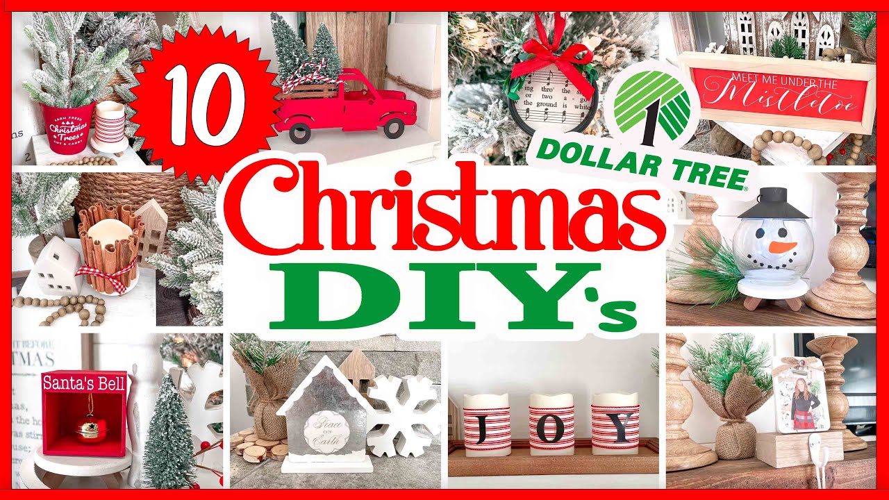 10 Dollar Tree Christmas Crafts For 2022 And Easy Diys Youtube 10 Dollar Tree Christmas Crafts For 2022 And Easy Diys Youtube
