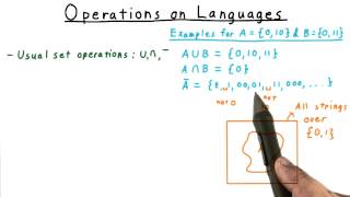 Operations on Languages