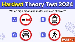 Hardest Theory Test 2024 UK Official DVSA Theory Test | UK Theory Test 2024