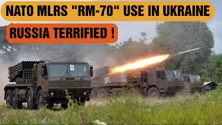 Russia Terrified ! In Ukraine, NATO MLRS RM-70 was used for the first time