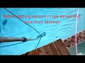 How to vacuum your pool