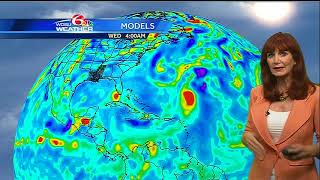 Wednesday Night: Watching 3 tropical waves