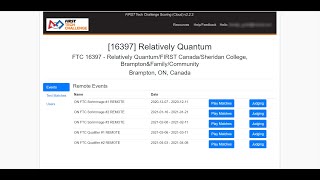FTC Cloud Scoring System Tutorial