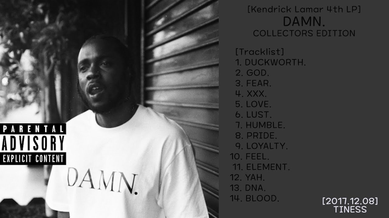 DAMN. COLLECTORS EDITION [Kendrick Lamar 4th LP] - 2017.12.08 - YouTube