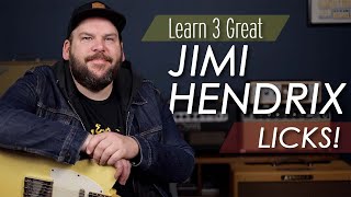 3 Great Jimi Hendrix Licks!