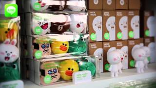 LINE FRIENDS in Myungdong, Korea