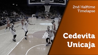 Cedevita - Unicaja 2nd HT Timelapse (8.2.2016.) I KK Cedevita TV