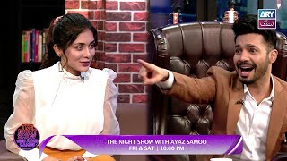 The Night Show with Ayaz Samoo | Azekah Daniel | Promo | ARY Zindagi