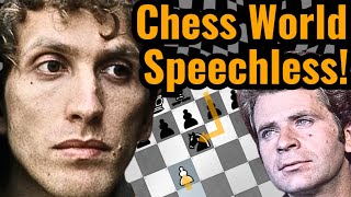 Bobby Fischer Destroys Spassky w. His Most DISRESPECTFUL Opening Ever!