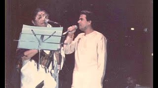 Husn Pahado Ka | Lata Mangeshkar Live With Suresh Wadkar At Brabourne Stadium 1986.