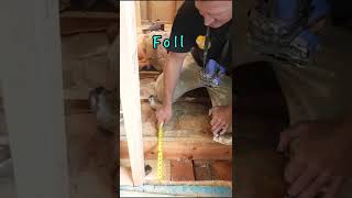 Framing tip for a floor #shorts #diy #homeimprovement