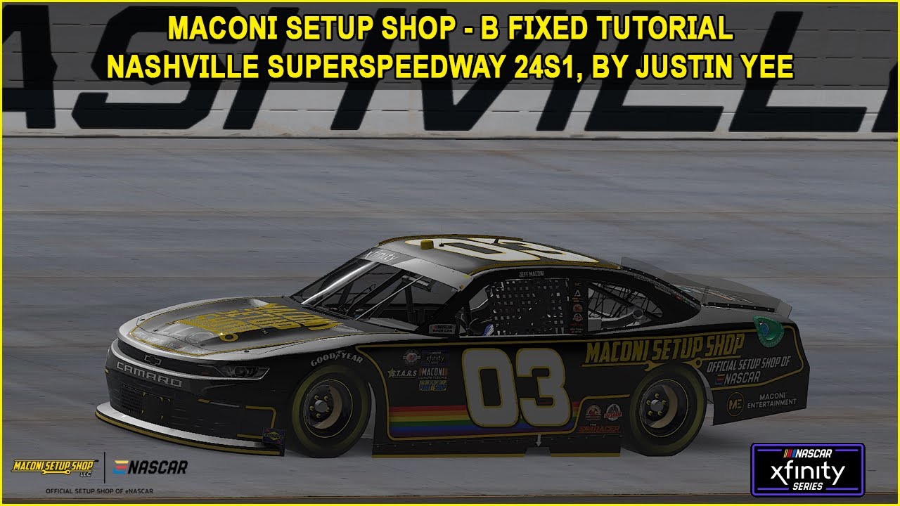 IRacing Fixed NASCAR Series Tutorial: B Fixed Xfinity At Nashville SS ...