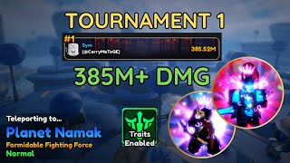 [Trait Enabled] 385M++ DMG TOURNAMENT STRATEGY | Anime Vanguard