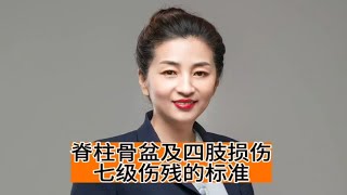 脊柱骨盆及四肢损伤七级伤残的标准