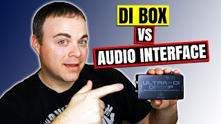 Direct Box Guitar Recording Vs Audio Interface - Behringer DI400P