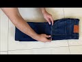 cómo doblar pantalones ahorrar espacio