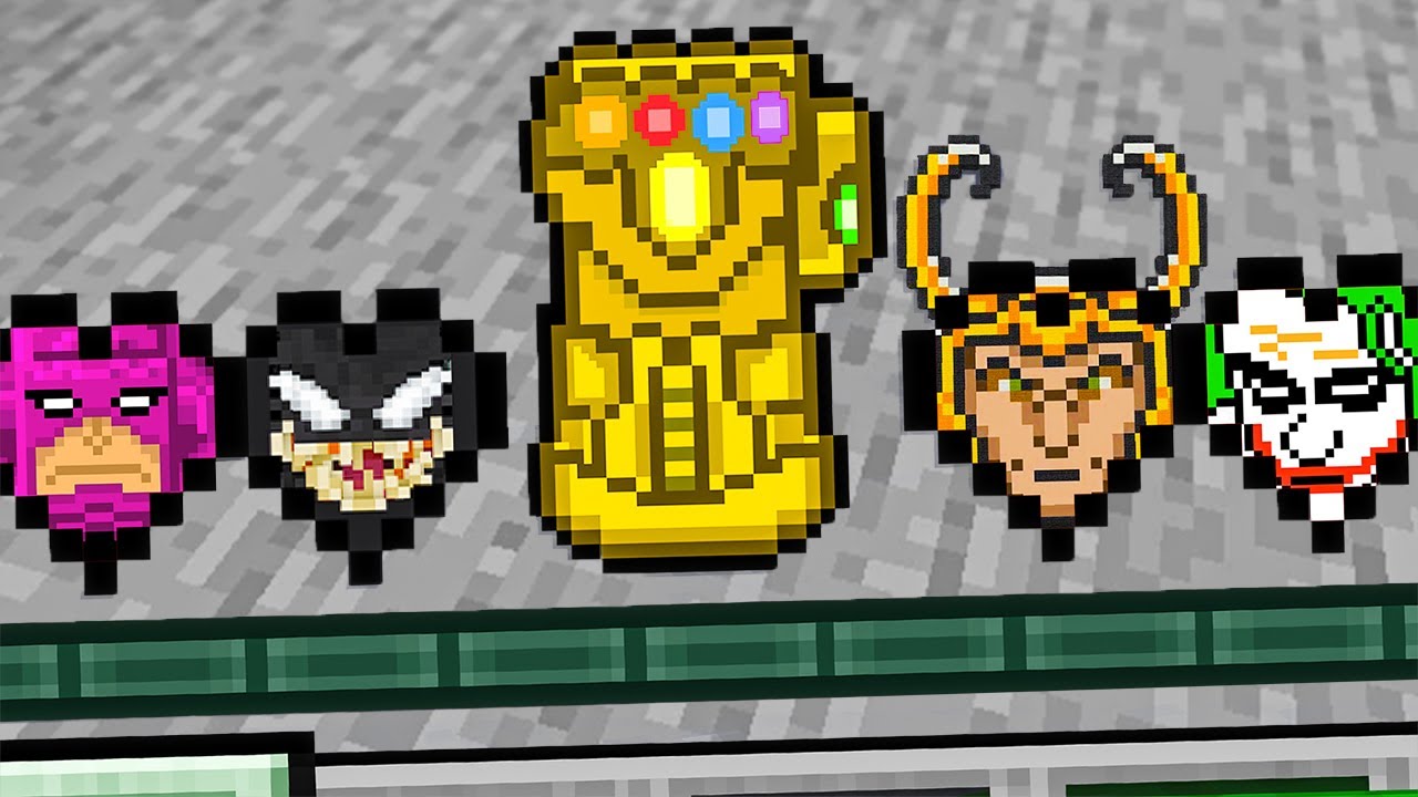 Minecraft But There Are SUPER VILLAIN Hearts!