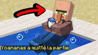 Que font les Villageois quand on FERME Minecraft ? (choqué)