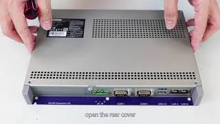 The installation tutorial for TPC series  , Advantech