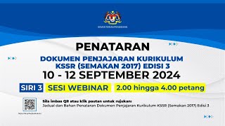 PENATARAN DOKUMEN PENJAJARAN KSSR (SEMAKAN 2017) EDISI 3 SIRI 3 MATEMATIK TAHUN 2