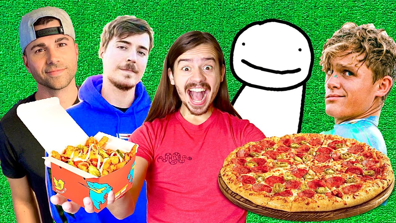 I Ate Youtubers Favorite Foods Youtube