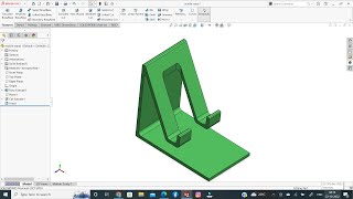 How to make mobile stand in solidworks