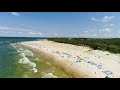 rowy from the drone rowy from the bird s eye view poland 4k